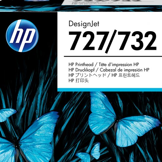 惠普HP惠普大幅面打印机Designjet 727/732号原装打印头适用于T1600/T2600型号 727/732原装打印头 B3P06A