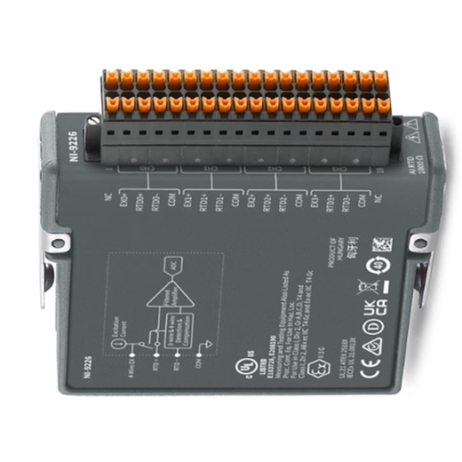NI 9226 DSUB, 8 canaux PT1000 RTD, 24 bits, 50s / s / ch, module d'entrée analogique (783864-01)