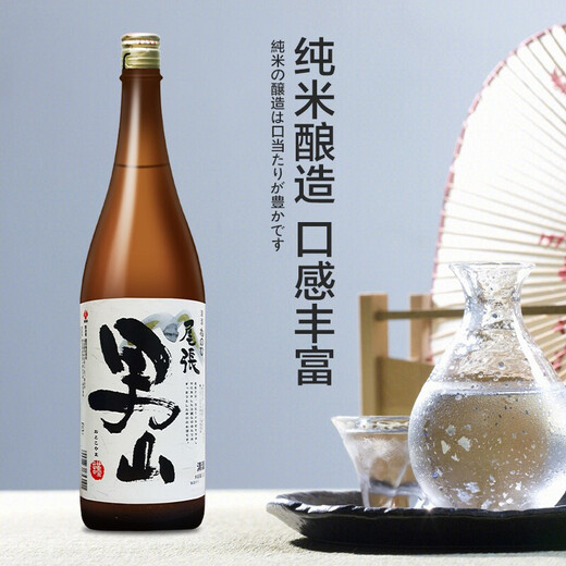 男山 清酒 1800ml 纯米酒 日本进口 辛口 日式料理酒