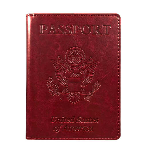 Cool Beren ID Passport Protective Case Vaccine Card Case Multi-color Passport Case Travel Study Abroad Document Storage Case Black