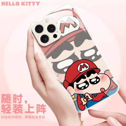 Schöne zehn Cent (MSMF) Neue kreative Overalls Crayons Xiaoxin Huawei Mobilfunkkoffer Vollbedeckte Glas Hartschale Silicon Soft Edge Anti-Fall-hohe Aussehen niedliche Nini Geeignete Paar-Schutzschutzabdeckung [Glass Rose Pink] Xiaoxin-Bl1592y Honor 90