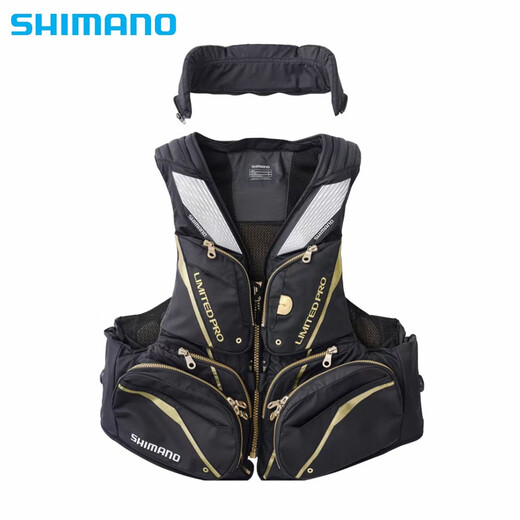 SHIMANO Shimano's new buoyant fishing vest, rock fishing life jacket, lightweight lure fishing suit, 21 models VF-111U red L