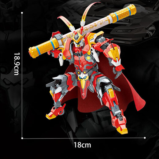 QQ Speed ​​Assembled Building Blocks Children's Toy Car Renault Racing Sun Wukong Wolverine Remote Control Mecha Model Monkey King celebrates the New Year