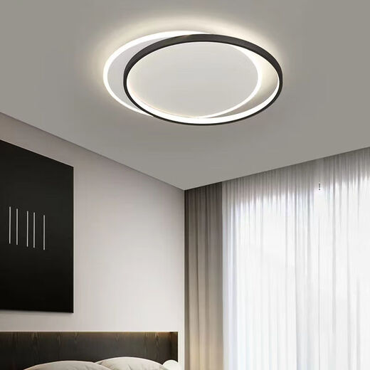 Yongzhi Foshan living room lamp home bedroom lamp new combination whole house chandelier complete package led ceiling lamp lighting 8102 three-ring chandelier three colors