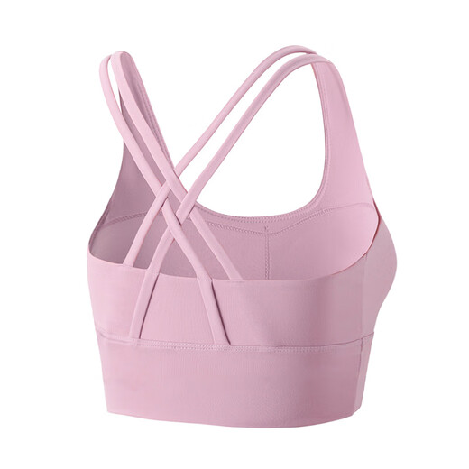 Shuangxiu Yoga Wear Women's Suit Summer High-end Beauty Back Slim Sexy Fashion Professional Sports Running Pilates Rose Pink Suit M (100-110 Jin Jin equals 0.5 kg)