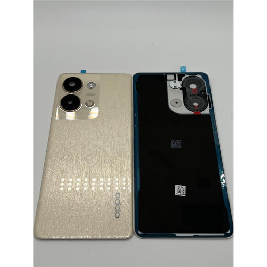 LZQLY is suitable for OPPOReno9 original back cover Reno9pro mobile phone rear screen 9Pro+ battery cover mid-frame headphone accessories Reno9-tomorrow gold back cover