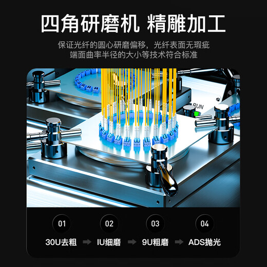 胜为（shengwei）光纤跳线 工程电信级LC-ST单模双芯 9/125低烟无卤环保外被 收发器尾纤 10米FSC-509