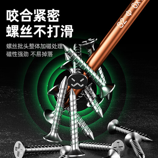 Shengda screwdriver cross-shaped industrial-grade strong magnetic screwdriver set super-hard screwdriver small screwdriver hardware tool set