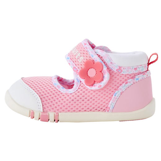 MIKIHOUSE Sandals Summer Boys and Girls Toddler Shoes Breathable Gauze Cute Toddler Sandals Non-Slip Comfortable HOTBISCUITS Pink 14.5 Suitable for feet 14cm long