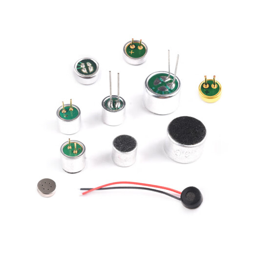 Cabezal de micrófono 6050p 9767P Capacitor Electret Micrófono con PIN 9*7mm6*5 Pickup de micrófono 52dB 4015 con cable (5 piezas)