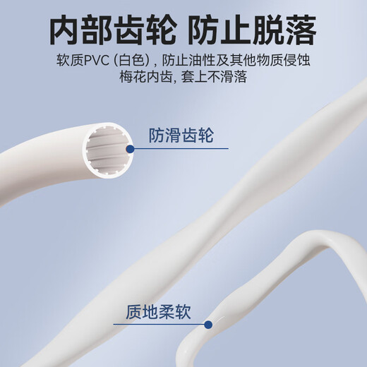 Shuofang TP70 wire number machine sleeve pvc plastic sleeve internal tooth plum blossom tube logo printing machine electric wire sleeve printer wire number pipe code number pipe universal white sleeve 4.0 square