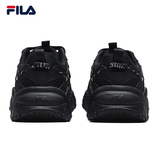 FILA Cat Claw Shoes 4th Generation Women's Shoes Dad Shoes Couples Sports Shoes Retro Fashion Casual Shoes Mesh Breathable Women's Black-BK 39
