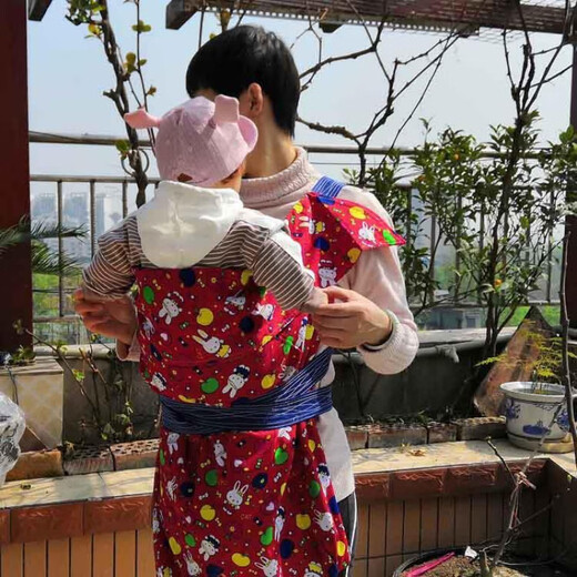 Wusuo bébé vintage STRAP COURTURES FOURSONS FOUR SEASONS Style universel Yunnan Sichuan Sac turban traditionnel Baby Travel Black Rabbit Modèle