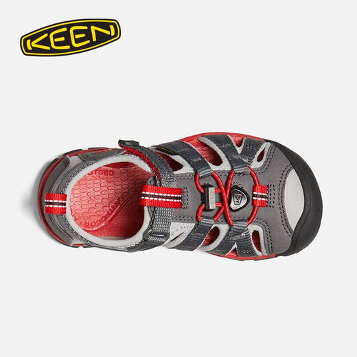KEEN official SEACAMP II CNX children's protective toe sandals, river shoes, magnet gray/smoky rain color-1022970 31, take half a size up/one size up