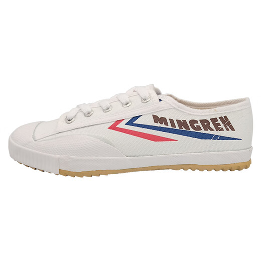 Double Star Shuangxing Track and Field Shoes Canvas Beef tendon Sole Running Shoes Men and Women Training Shoes High School Sports Examination Low Top White Big Track and Field Lutai 35