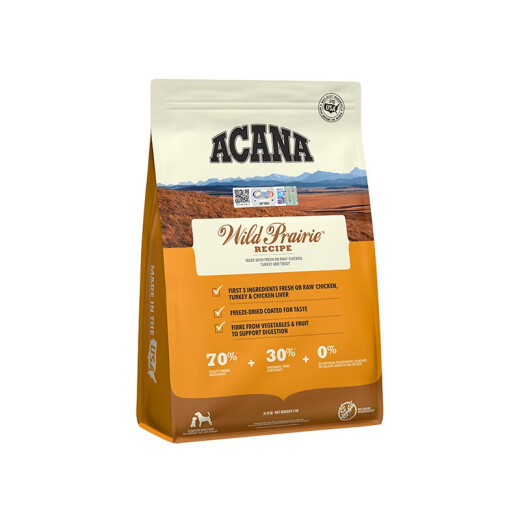 ACANA Dog Food Natural Grain-Free Chicken Adult Dog Puppy Dog Food Farm Feast Imported Dog Food 2kg Whole Dog Food Farm Feast Dog Food 2kg Validity Period: May 25