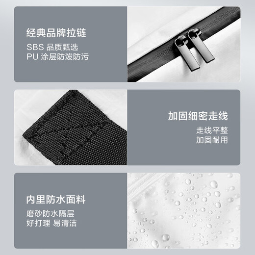 Made in Tokyo, non-sensory travel storage bag, toiletry bag for men and women, Dupont paper cosmetic bag, swimming bag, travel essentials