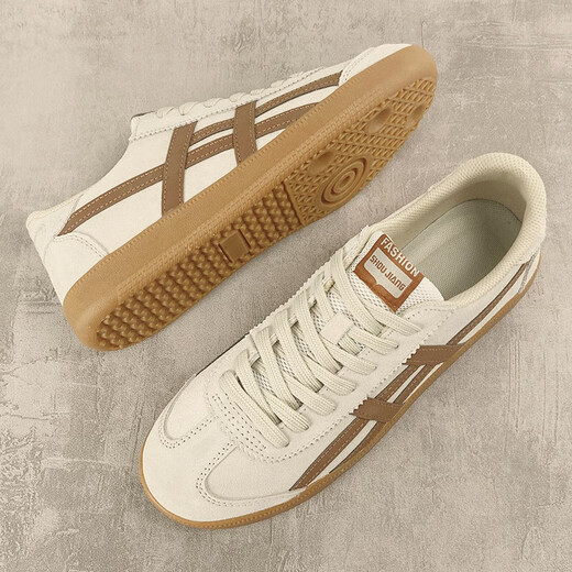 Camel Forrest Gump Shoes para Hombres de verano y Autumn Style Breathable 2024 Shoes de tablero nuevos para hombres Shoes blancos de cuero genuino dexue zapatos para hombres Milan Mesh-9910 40