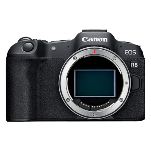 Canon R8 Micro Cámara única de marco completo 6K Video VLOG VLOG ALTA VILA ALTA VIACE Micro Camera EOS R8 Digital Camera R8 Stand-Alone + RF-S55-210 Paquete de lente Uno [incluidos accesorios básicos, obtenga otro paquete de regalo de 699 Yuan]