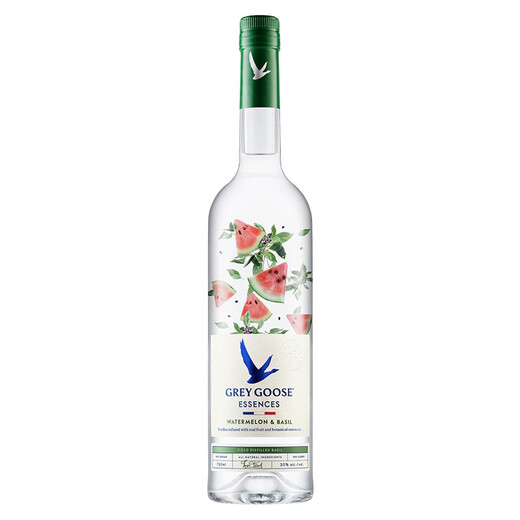 Graugans Obstgeschmack 750 ml Wassermelonen Basilikum Aroma 30-Grad Cocktailbasis Wein Fremdwein