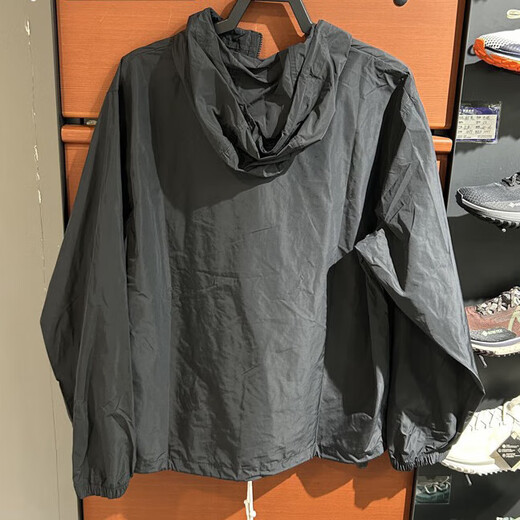 耐克（NIKE）男装外套夏季新款宽松梭织运动刺绣舒适半拉链卫衣夹克FN3893-480 FN3893-010黑色 L