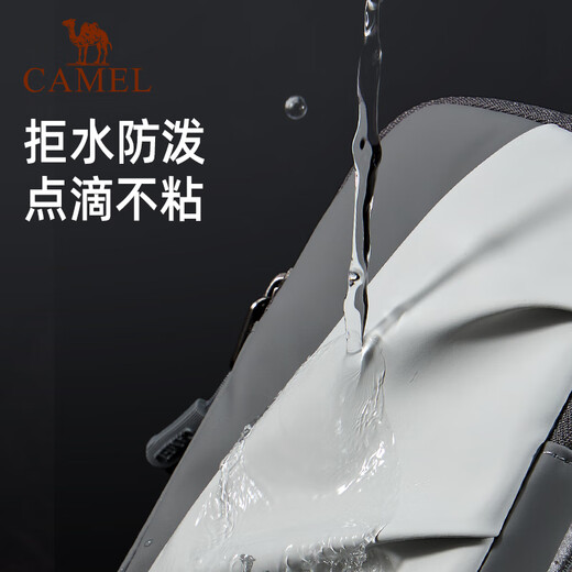 CAMEL running mobile phone arm bag men and women mobile phone bag arm storage bag wrist bag arm sleeve sports outdoor mobile phone bag 574C635602, sea salt gray