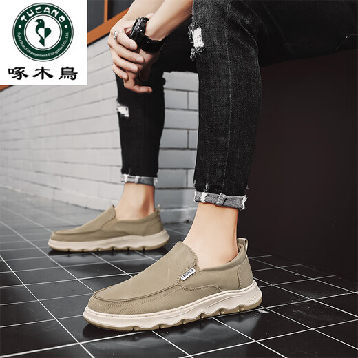 Peñera de pájaros carpinteros zapatos para hombres de lienzo de seda para el verano zapatos de tablero casual de un pin de un claila de hombres transpirables viejos zapatos de tela beijing