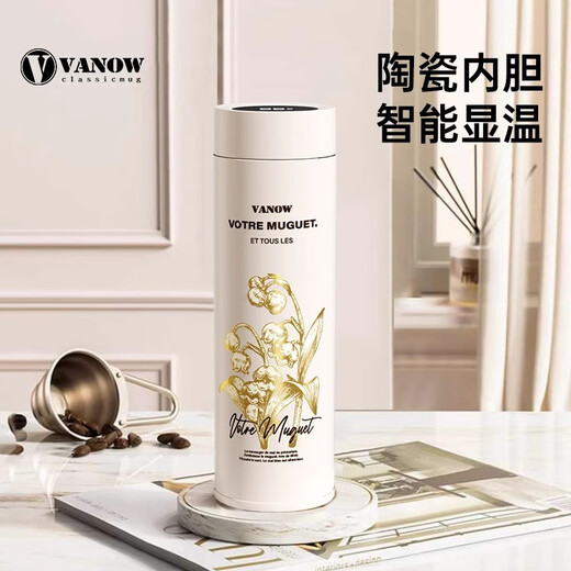 Vanow Kids Thermos Cup für Mädchen und Männer mit hoher Aussehen Keramik Inner Liner Custom Logo Logo Wasserbruder Geburtstagsgeschenk für Lehrer