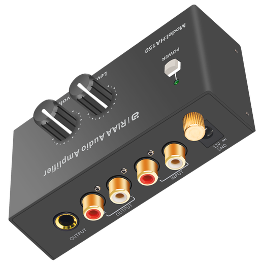 Ayin vinyl record player preamplifier phono amplifier phono preamplifier stereo noise reduction pure sound quality mini power amplifier audio black HA150 official standard configuration