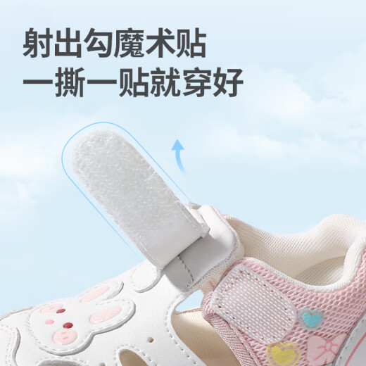 牧童宝宝凉鞋软底学步鞋女宝2025夏季新款透气男童鞋子卡通机能面包鞋 汽车蓝 22 鞋内长15.0cm