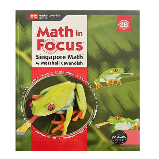 正版  美国小学数学教材和练习册 Math in Focus 系列 加州教材 英文原版数学美国课本 非新加坡课本 非新加坡教材 非新加坡教辅 新版2020版3A+3B学生用书共两本