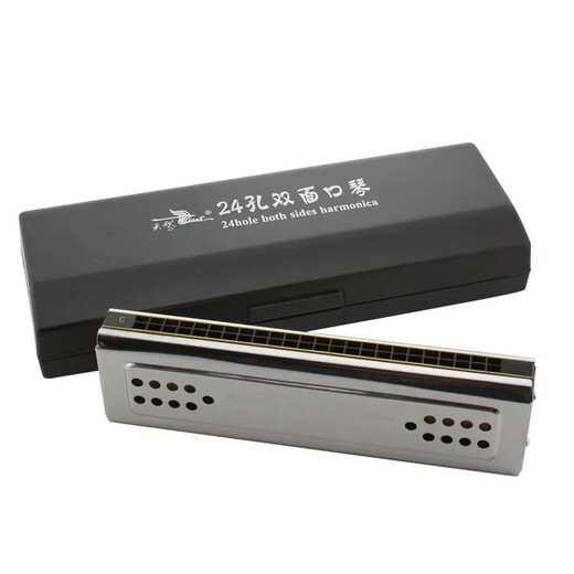 天鹅口琴24孔口琴双面双调C/G调初学者成人专业演奏级乐器 24孔双面双调