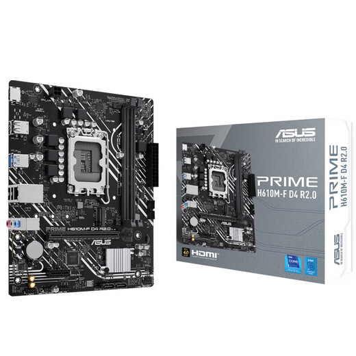华硕（ASUS）12/13代/14代CPU主板 i3 14100f 13100f 12100f 散片 板U套装 H610M-F DDR4 13代i3-13100F散片【三年店保】