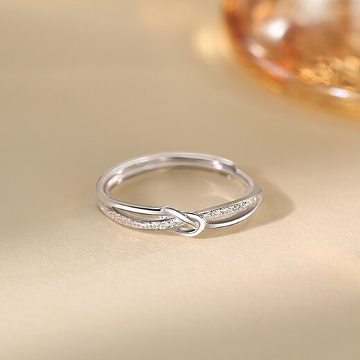 Su Shiliu 925 silver ring ring for women, versatile open ring, high-end luxury ring, index finger ring, birthday gift for girlfriend, star ring