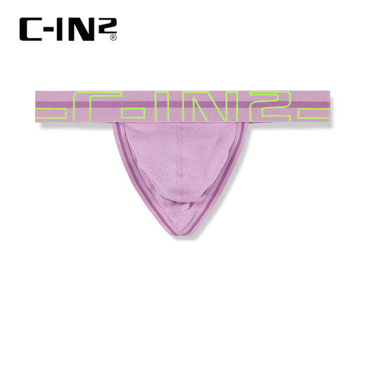 C-in2 Été Nouveau string masculin Rayon respirant petit maillage U CONVEX Light et basse taille single string 3202rt lavender 679-1 l adapté à 2 pieds 6-2 pieds 7 taille (34-36 tailles)