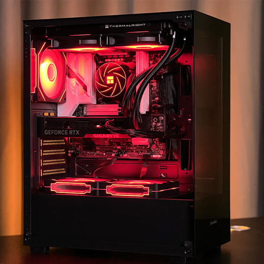 Gigabyte Core i5 14600KF desktop assembly computer host RTX5060Ti game high-end e-sports independent display live broadcast design rendering complete machine three i5 14600KF丨RTX5060Ti