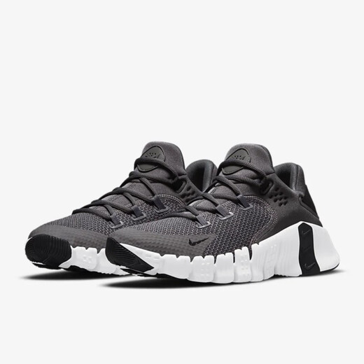 Nike Free Metcon 4 Polsterkomfort umfassende Trainingschuhe Herren Fitness Sports Schuhe Low-Top-Schnüre-up-Wanderung Dunkelgrau CT3886-011 Standard 42/US8.5