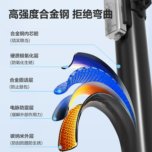 Deli multi-function high-pressure air pump bicycle electric motorcycle basket football swimming ring with air pressure gauge