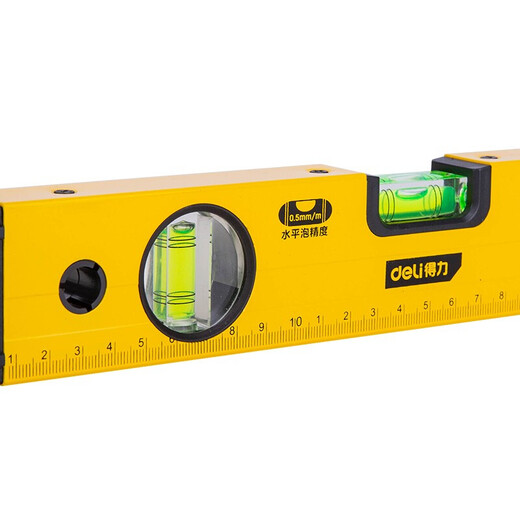 Powerful tool level high-precision flat level ruler small aluminum alloy anti-fall balancer strong magnetic ruler DL290300 precision milled bottom level ruler 300mm