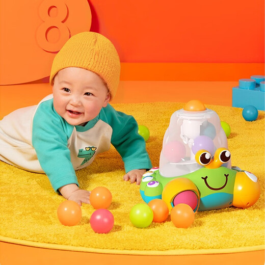 Auby Baby Children Toys Crazy Digital Cognitive Crab Learning Mathematics Educación temprana Máquina Iluminación Juguetes Baby Baby Boys Boys And Girls Birthday Regalo Cangrejo cognitivo digital loco (versión de recarga)