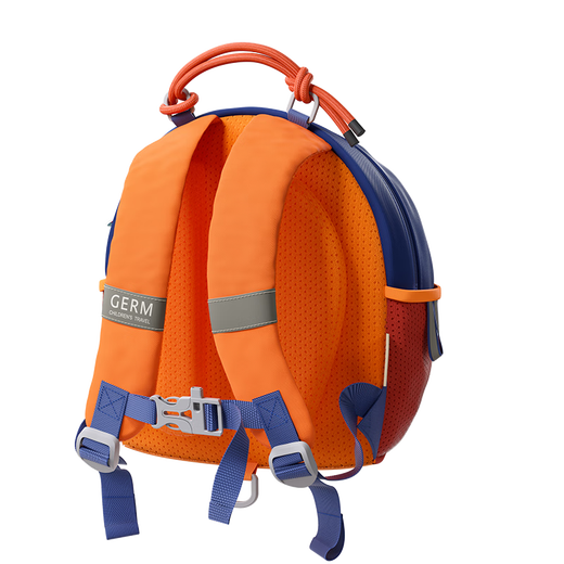 GERM Anpanman Children's Backpack Kindergarten School Bag Ultra-Light Large Capacity Travel Cute Bag Gift Sea Salt Red Bean