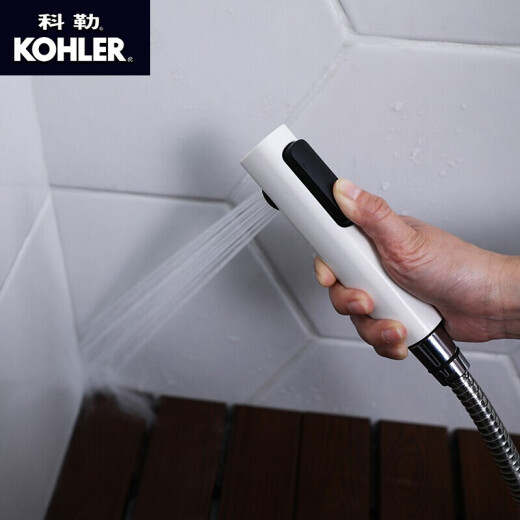 Kohler (KOHLER) toilet flushing spray gun faucet bidet bathroom toilet flushing gun companion high-pressure booster household nozzle R98100T-B-CP punch-free base