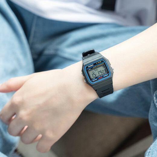 CASIO watch men's retro small square sports waterproof student men's and women's f91w series watch F-91W-1D