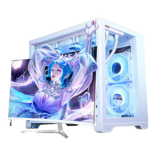 飚驰酷睿i7升i9级24核RTX4060组装台式电脑电竞主机64G大内存台式电脑全套吃鸡LOL家用办公设计网吧 单主机 套餐四：i9级十二核64G/5700竞技独显