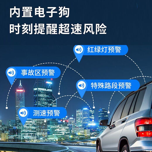 GOU 2025 new car driving recorder APP interconnection ultra-high-definition night vision front and rear dual recording 360 panoramic without wiring ultra-clear version single lens 1600P ultra-clear night vision - no card required - listed brand