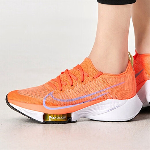 Nike (NIKE) women's shoes new Air Zoom cushioning sports lightweight breathable non-slip marathon training running shoes CI9924-001 Black and blue 39