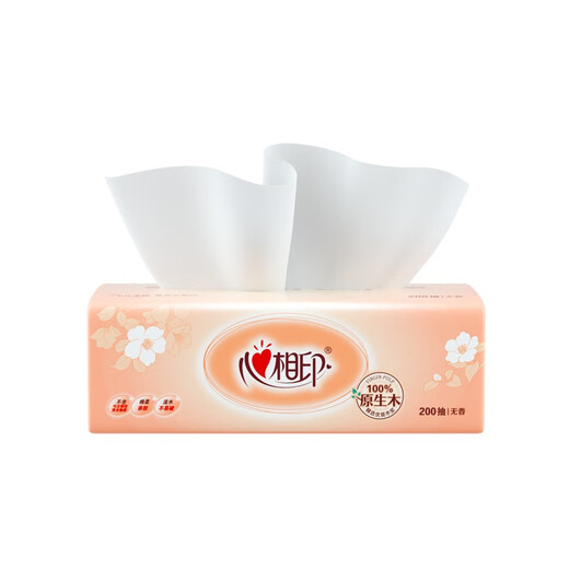 Herzdruckpapier [Xiao Zhan empfohlen] Klassische Serie 2-Schicht 200-Pump*3 Packs XL-Code-Gewebe (Änderung von Alt und Neu)