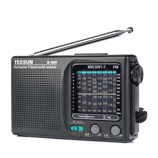 Tecsun R-909 Tecsun radio full-band semiconductor multi-band portable radio for the elderly AC and DC universal outdoor radio Tecsun R-909