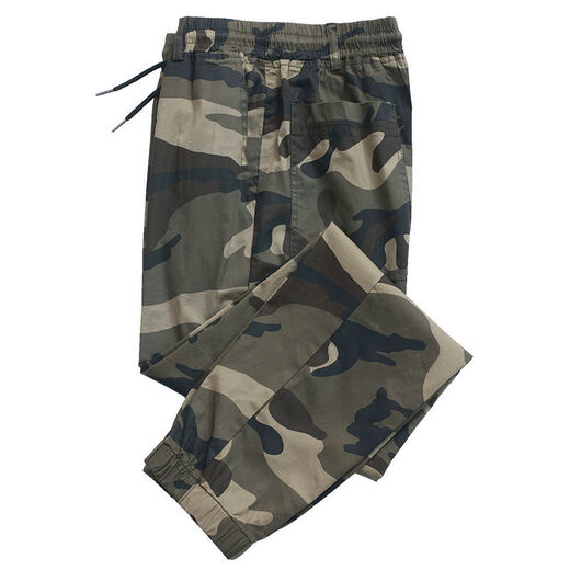
NanYUQIU (NANYUQIU) Spring and Summer Autumn Stretch Pants Men Loose and All-match Fashion Fit Camouflage Working Pants Labor Protection Work Pants Men 829 Summer Thin-Style Six-Bag Fit Pants 185 (160Jin [Jin equals 0.5 kg]-180Jin [Jin equals 0.5 kg])XXXL