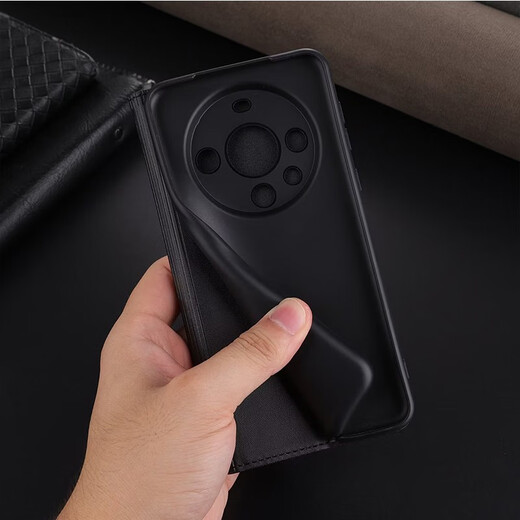 雅尊仕（AZNS） 华为Mate60手机壳翻盖式可插卡复古Mate60Pro防摔保护套软壳商务男女 复古棕 Mate60